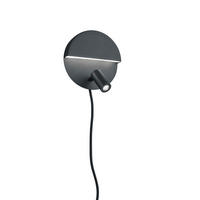 LED VÄGGLAMPA Mario 16 cm  - svart, Klassisk, metall (16cm) - Trio Leuchten
