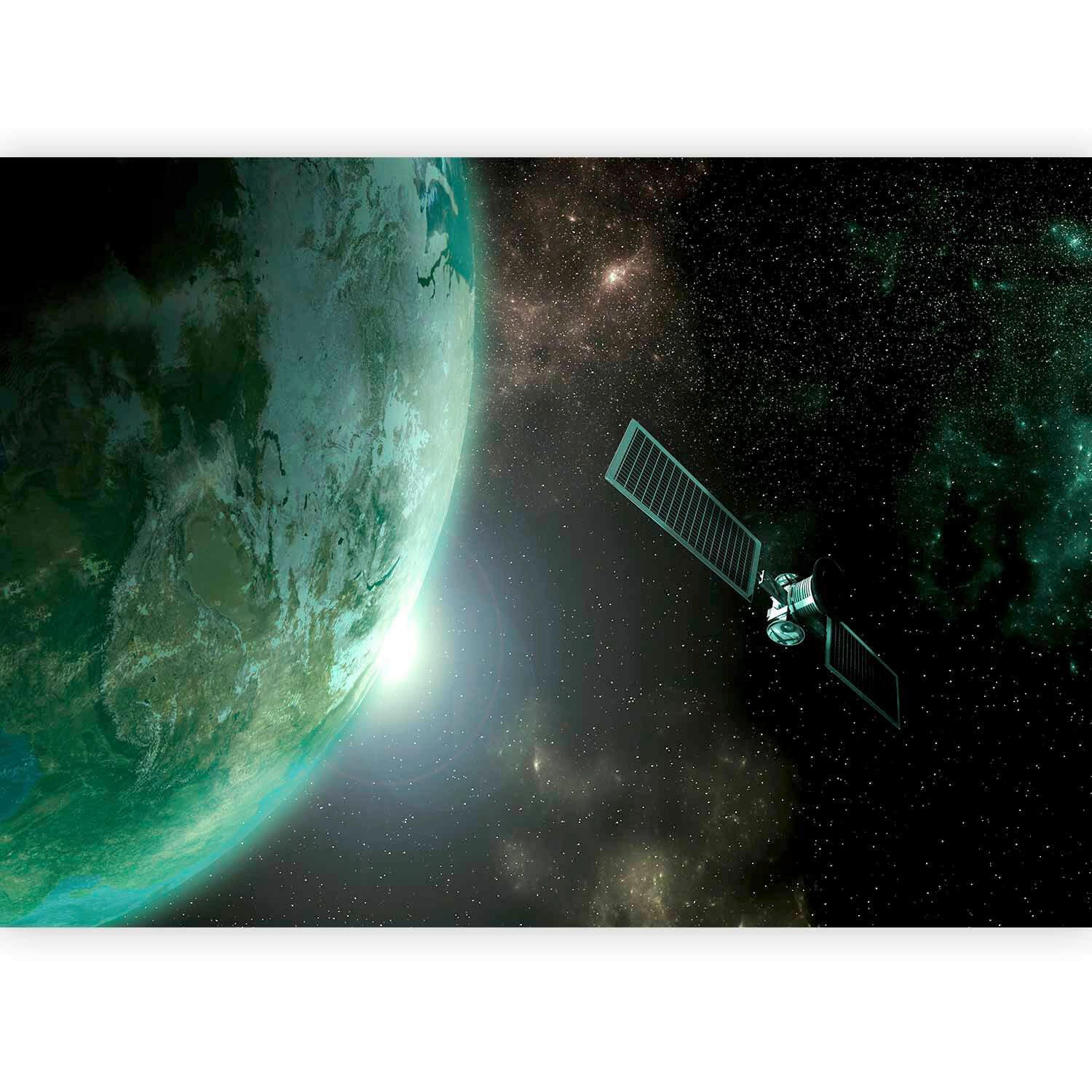 FOTOTAPETE  - Schwarz/Grün, LIFESTYLE, Textil (250/175cm) - artgeist