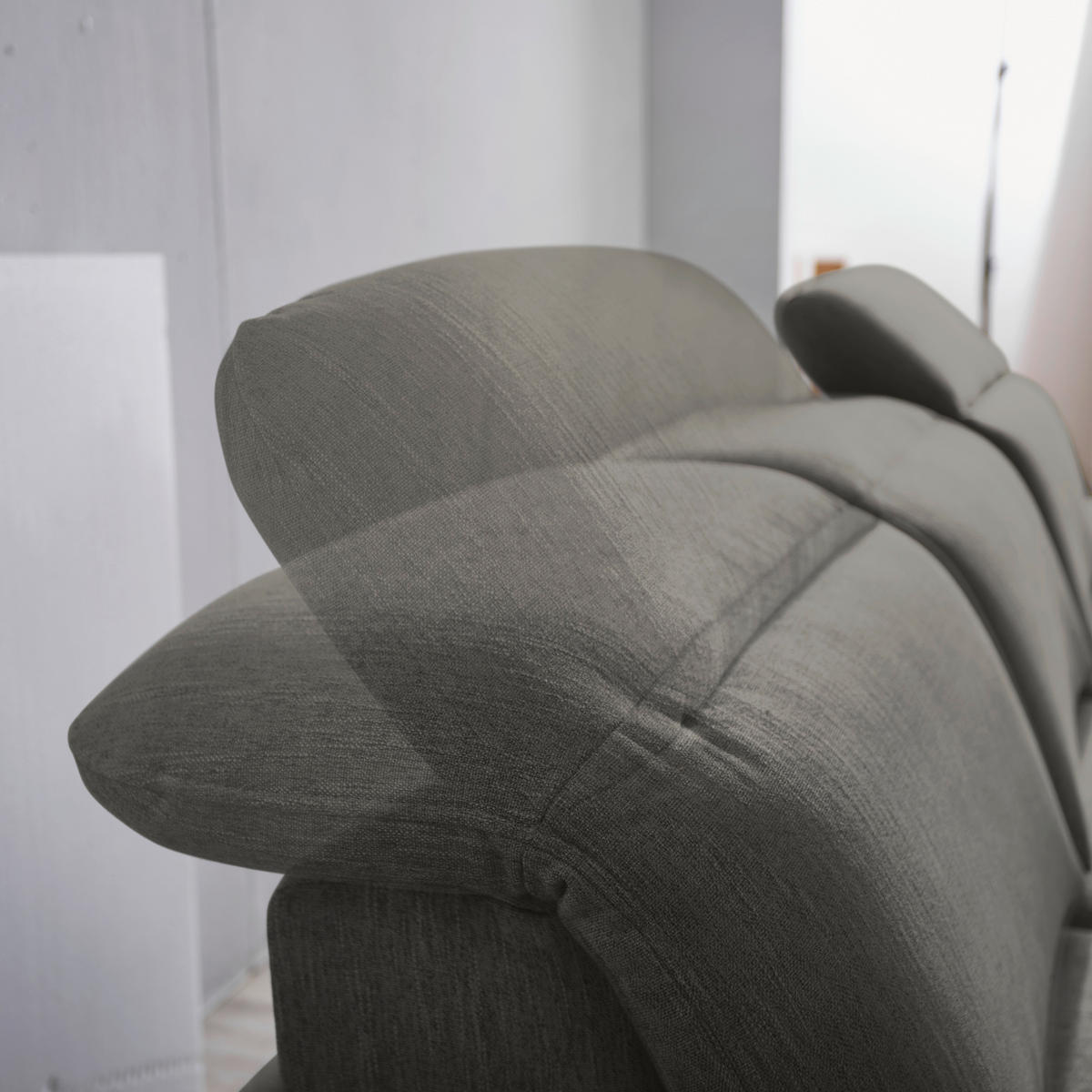 HÖRNSOFFA i vävt tyg mörkgrå  - mörkgrå/svart, Design, metall/textil (289/180cm) - MID.YOU