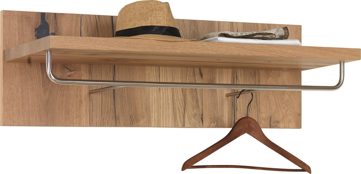 GARDEROBENPANEEL  in 96/31,6/39,5 cm  - Eichefarben, Natur, Holz (96/31,6/39,5cm) - Voglauer
