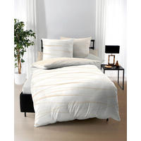 BETTWÄSCHE Motion Makosatin 155/220 cm  - Hellbraun, Design, Textil (155/220cm) - Kaeppel