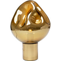 TISCHLEUCHTE DOUGH 25/38/25 cm   - Goldfarben, Design, Glas/Metall (25/38/25cm) - Kare-Design