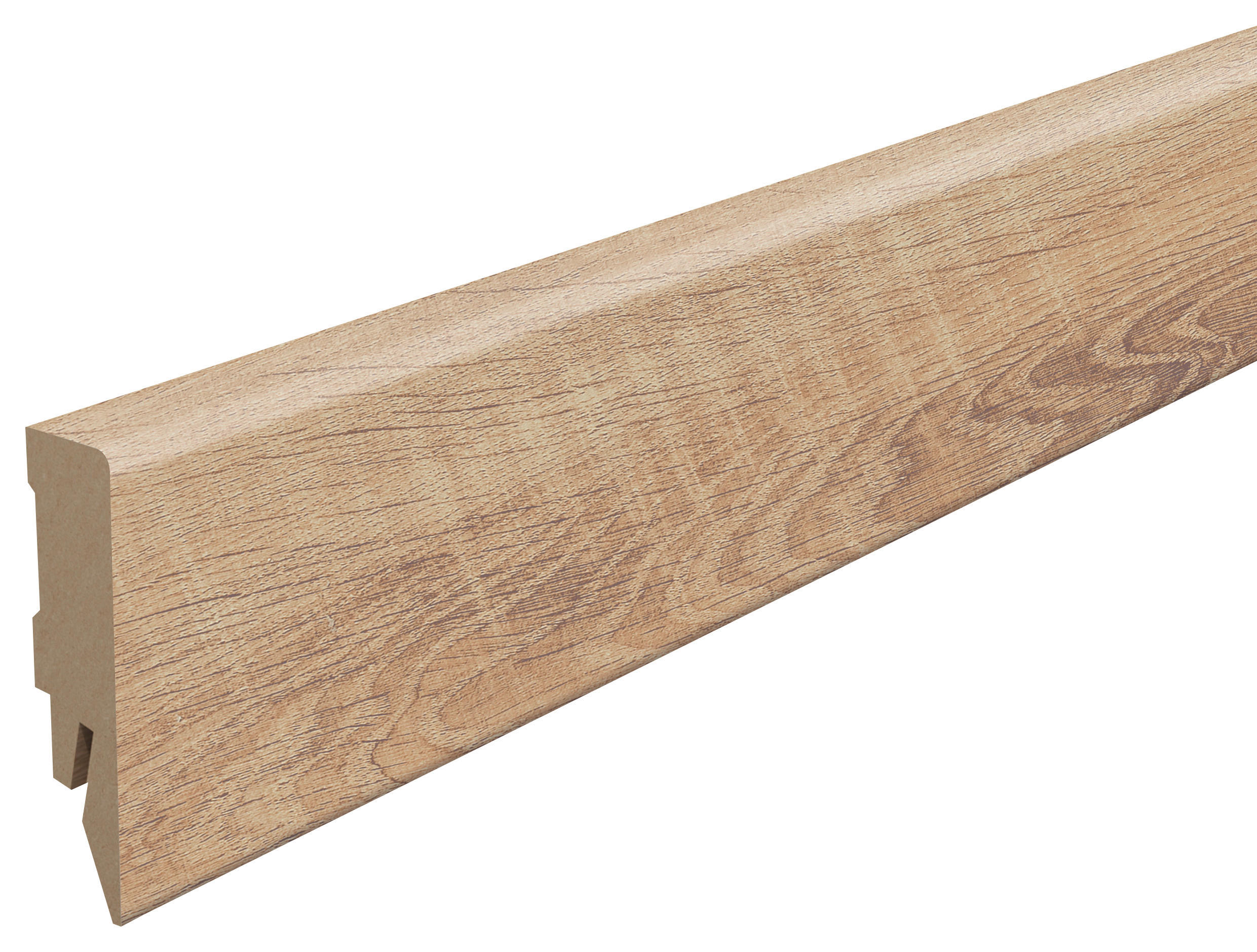 SOCKELLEISTE Eiche braun - Braun, KONVENTIONELL, Holzwerkstoff (240/1.4/5.8cm) - Egger Holzwerkstoffe