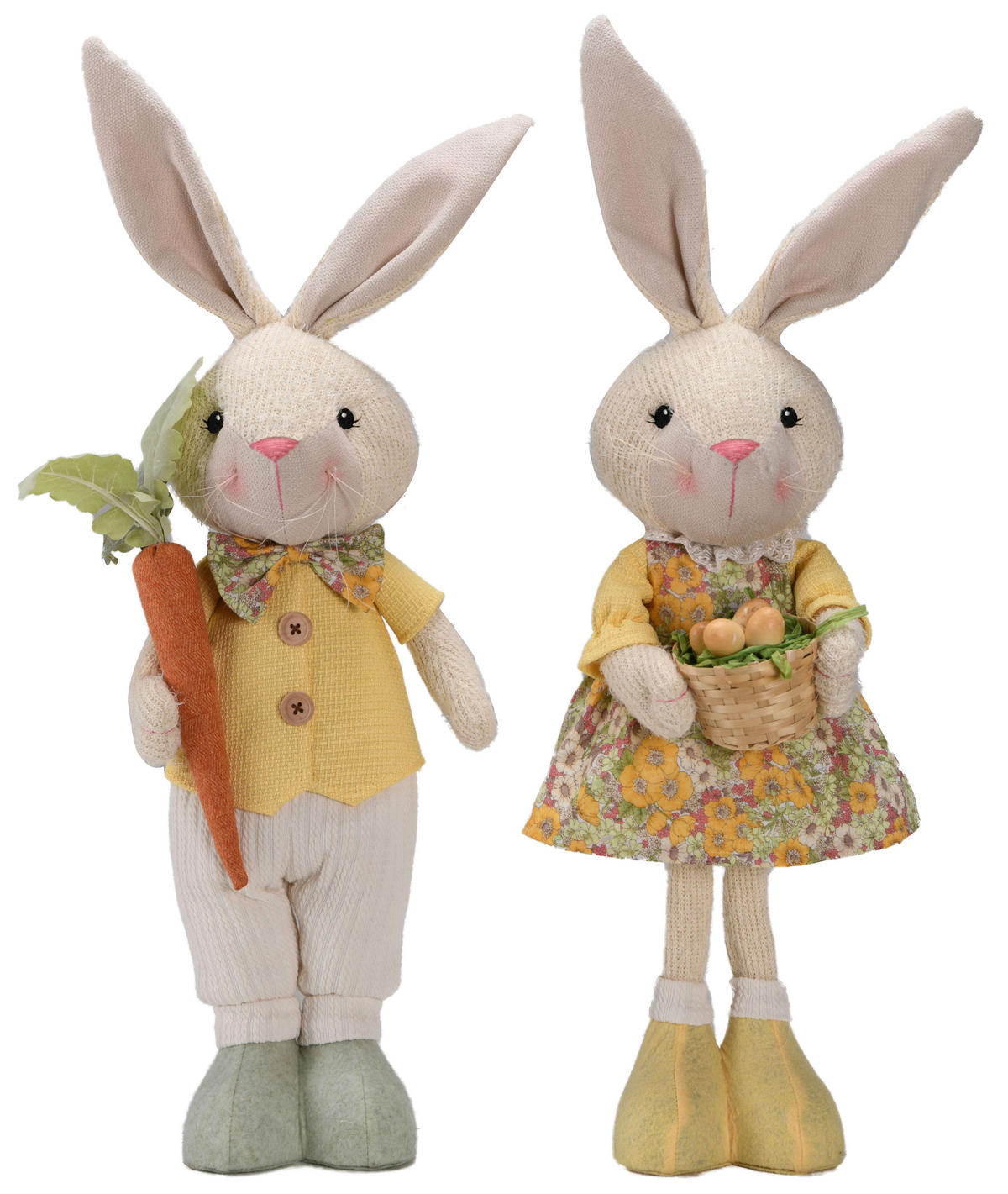 DEKOHASE - Gelb/Beige, Lifestyle, Naturmaterialien/Holz (17/61/12cm)