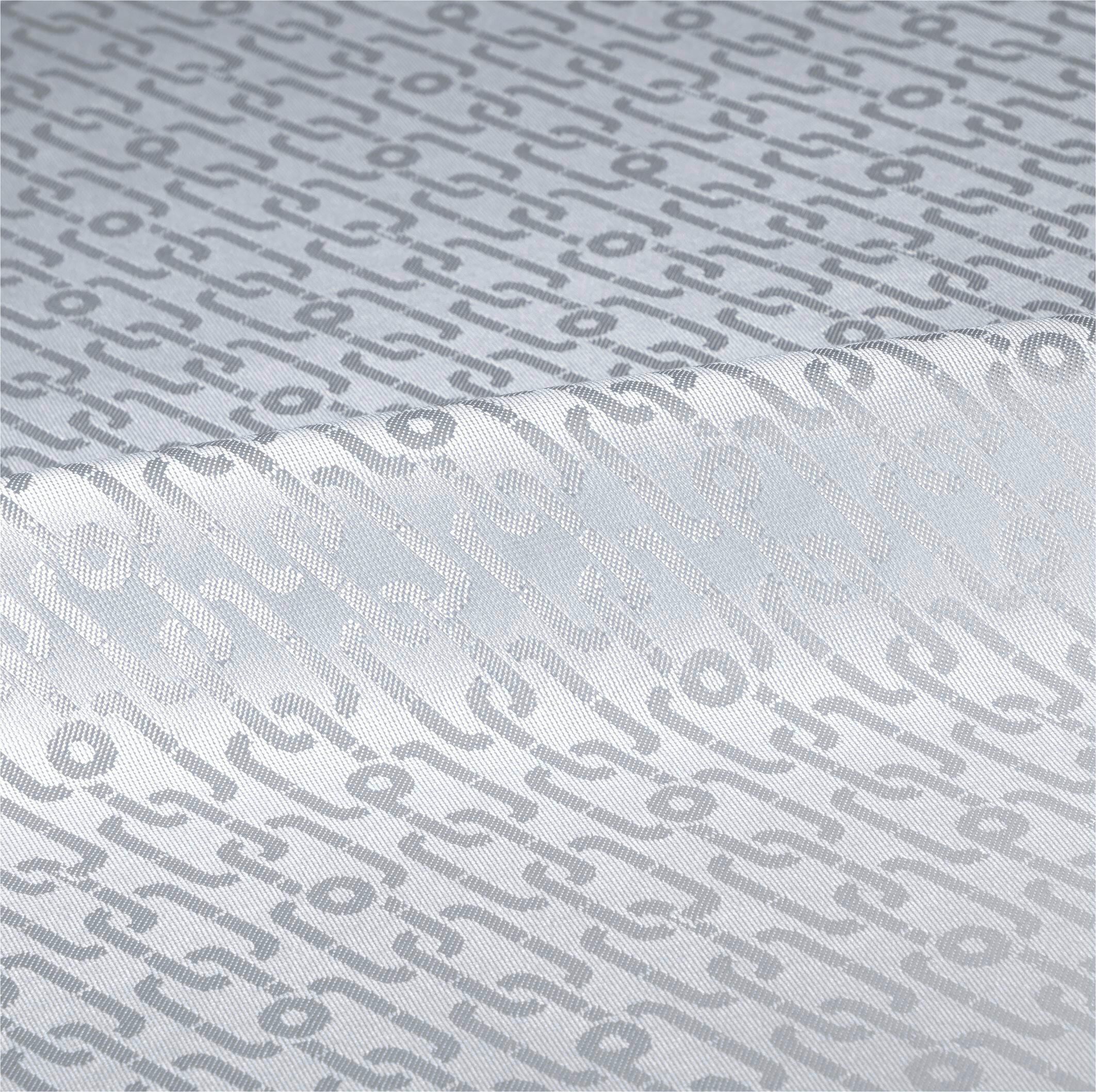 TISCHDECKE Chains 140/190 cm - Silberfarben, Design, Textil (140/190cm) - Joop!