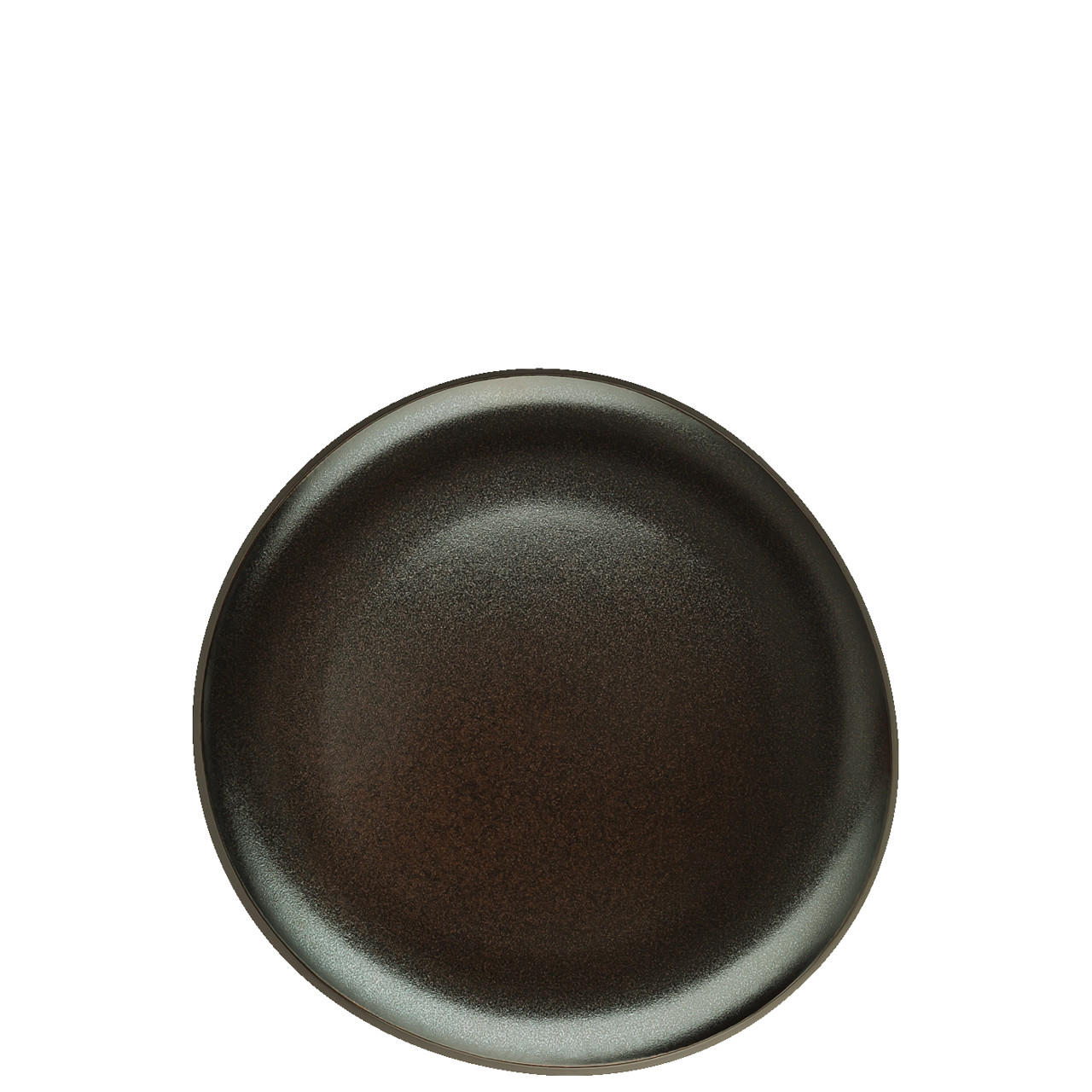 FRÜHSTÜCKSTELLER Dunkelgrau Junto  - Dunkelgrau, KONVENTIONELL, Keramik (22/21/1,7cm) - Rosenthal