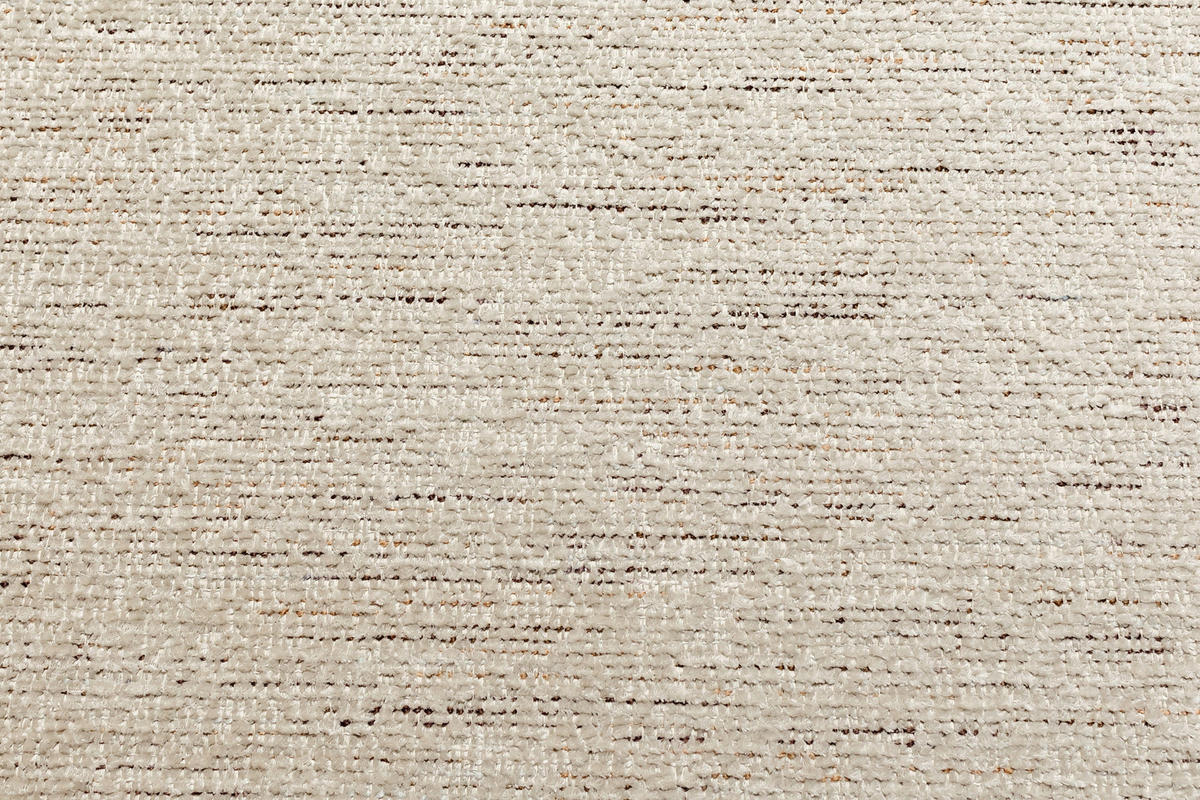 ECKSOFA in Chenille Sandfarben  - Sandfarben/Schwarz, Konventionell, Kunststoff/Textil (255/164cm) - MID.YOU