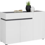 SIDEBOARD  in 120,2/80,1/42,6 cm  - Anthrazit/Schwarz, Design, Holzwerkstoff/Kunststoff (120,2/80,1/42,6cm) - Voleo