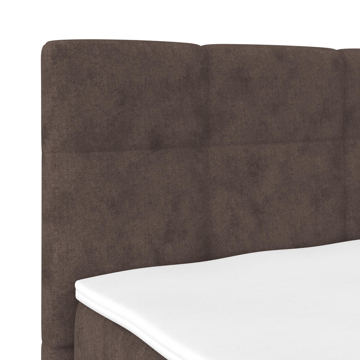 POLSTERBETT Bettkasten, Topper 180/200 cm  in Schlammfarben  - Schlammfarben/Schwarz, MODERN, Kunststoff/Textil (180/200cm) - MID.YOU