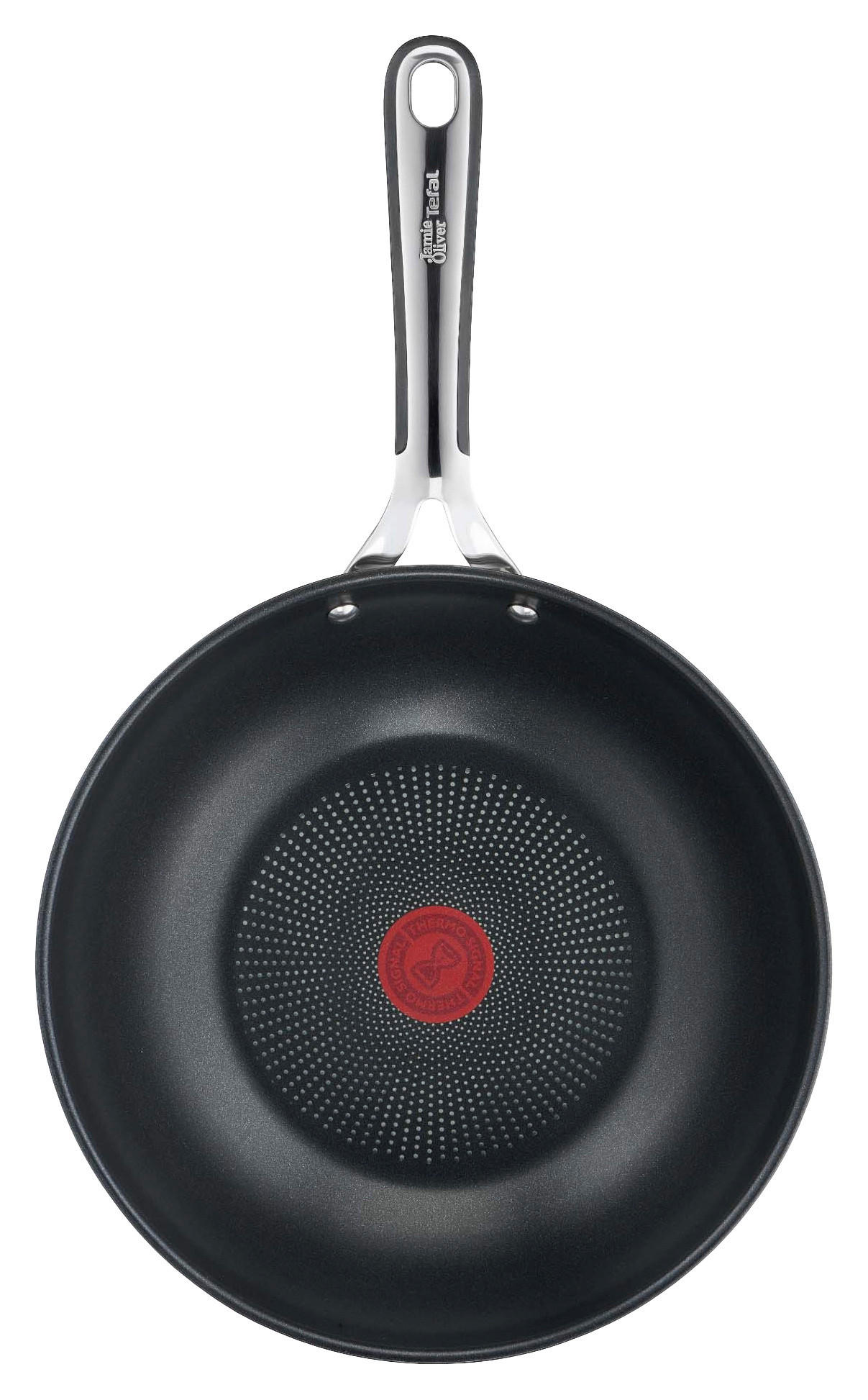 WOKPANNA 28 cm  - stålfärgad, Design, metall/plast (28cm) - Tefal