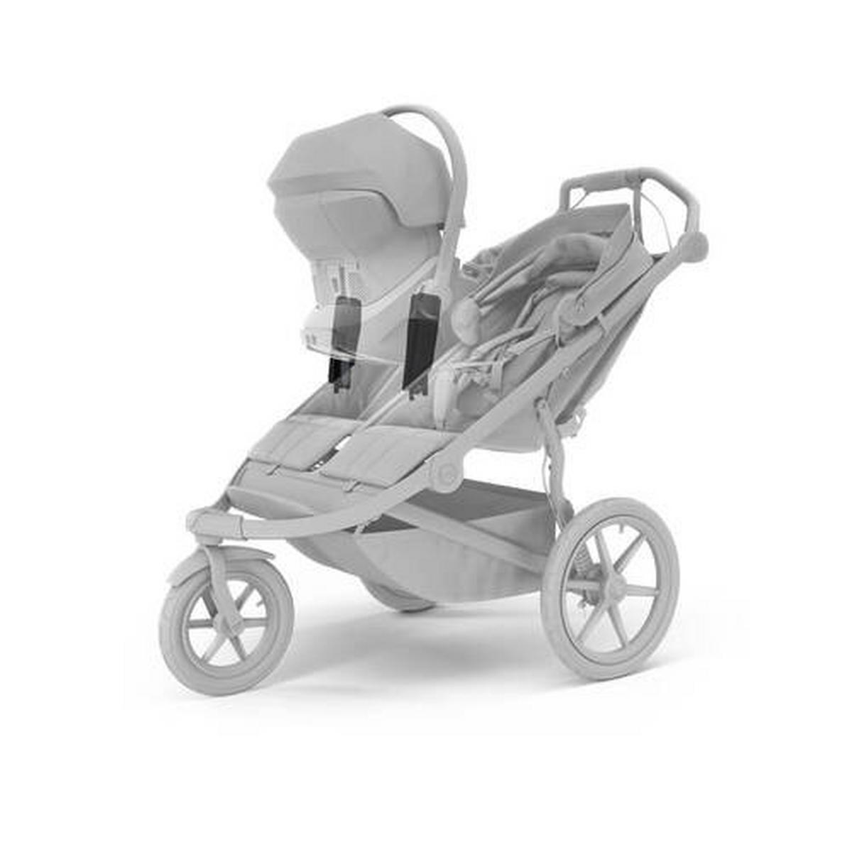 BABYSCHALENADAPTER - Schwarz, Basics, Kunststoff (14,1/4/25,4cm) - Thule