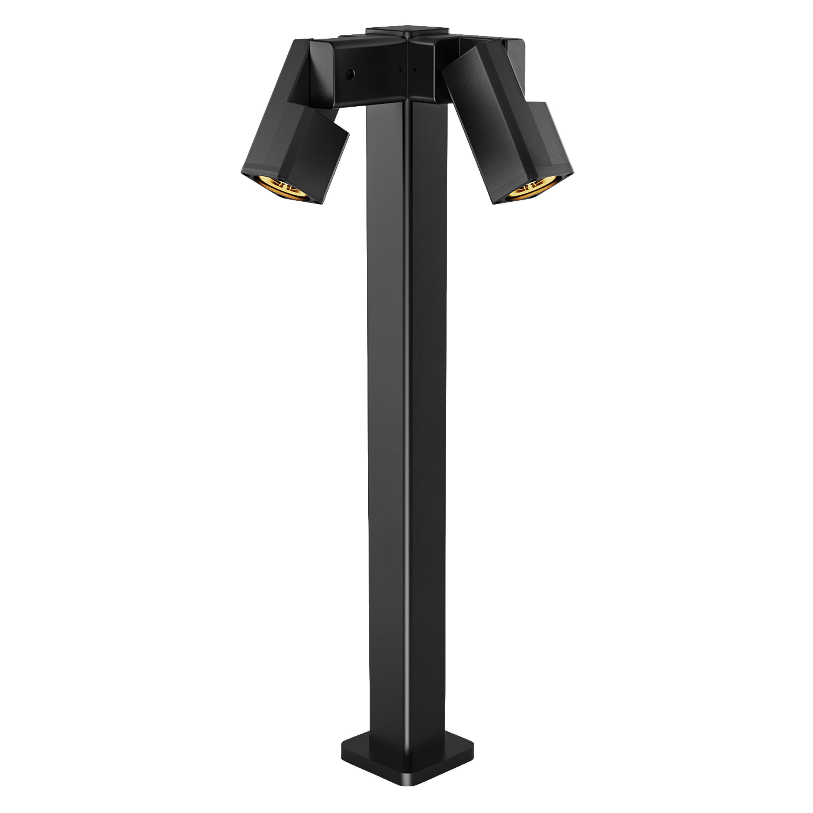 VÄGLAMPA - svart, Design, metall (29/29/80cm)