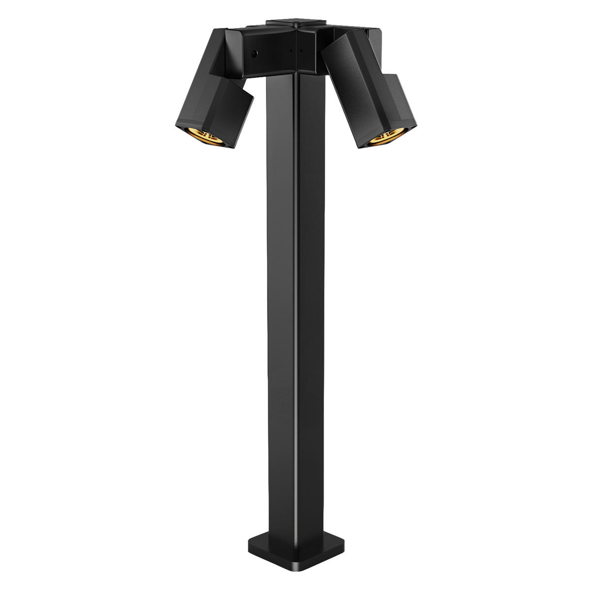 WEGELEUCHTE 29/29/80 cm   - Schwarz, Design, Metall (29/29/80cm)