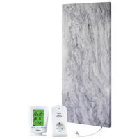 INFRAROT-HEIZPANEEL Carrara Marmor  - Grau, MODERN, Stein (40/100/2cm) - marmony