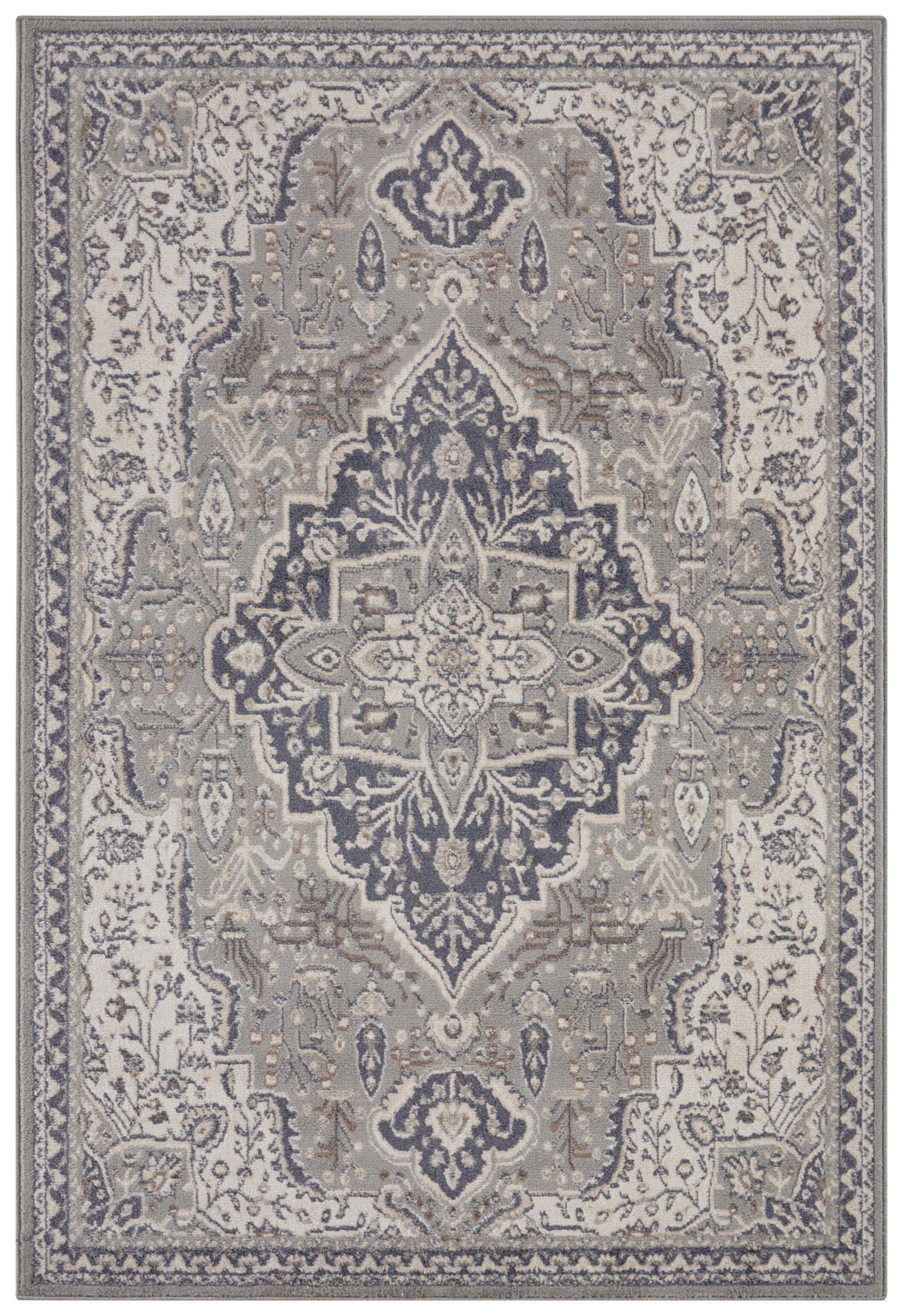 FLACHWEBETEPPICH 120/170 cm Terrain Creme  - Creme, Design, Kunststoff/Textil (120/170cm)