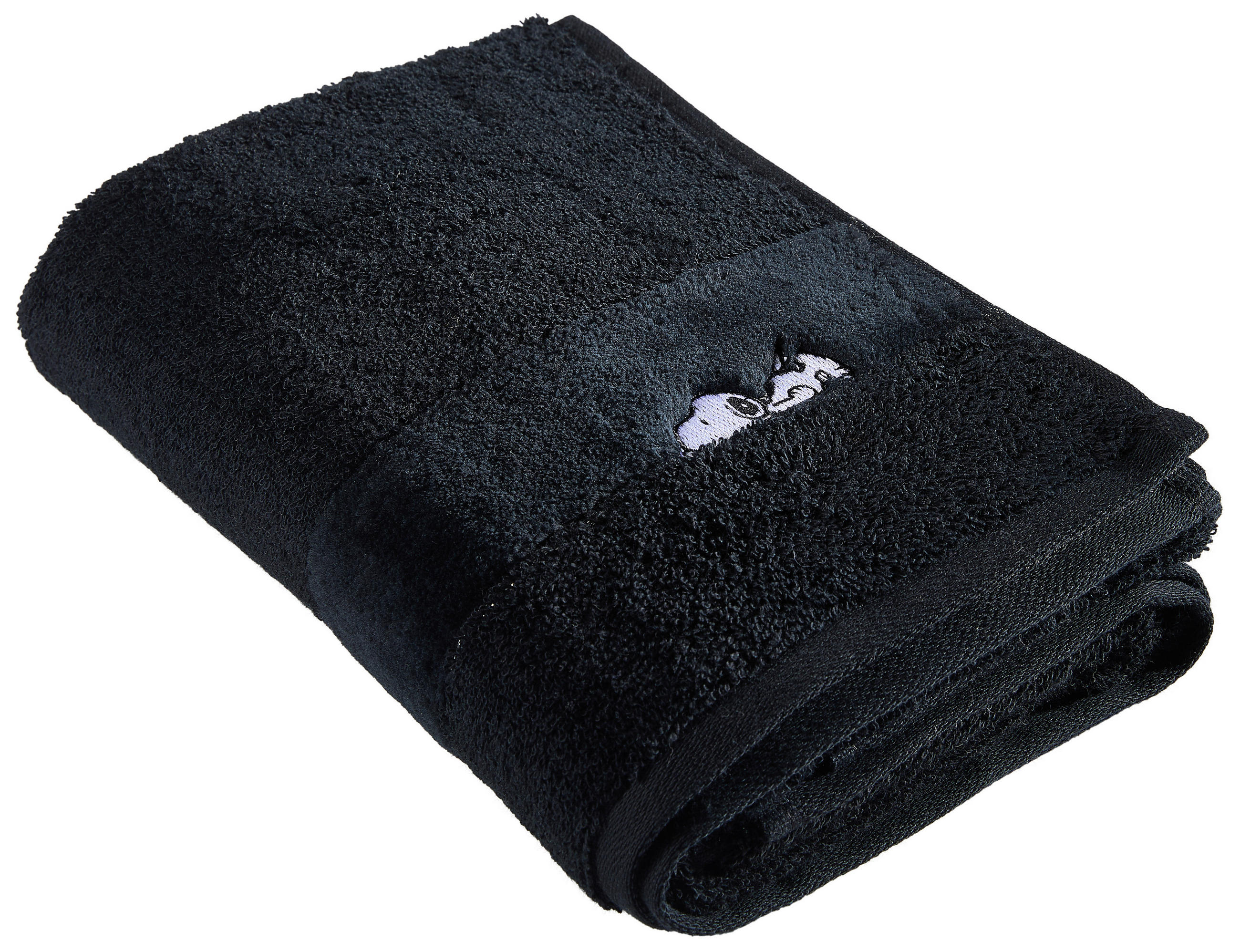 RUČNÍK, 50/100 cm, černá - černá, Design, textil (50/100cm) - Vossen