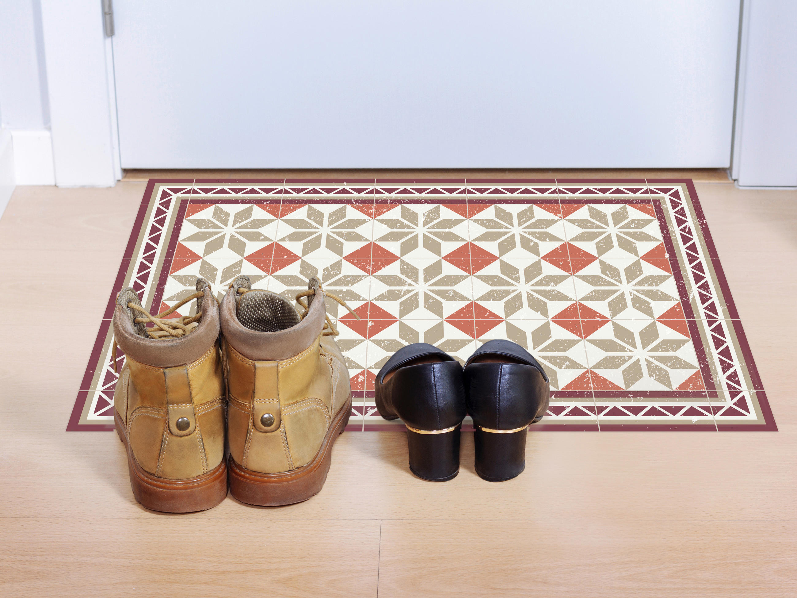OUTDOORTEPPICH 40/60 cm Orange - Orange, Design, Kunststoff (40/60cm)