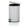 TRETEIMER 12 l  Metall  - Beige/Schwarz, Basics, Kunststoff/Metall (25/40cm) - Kela