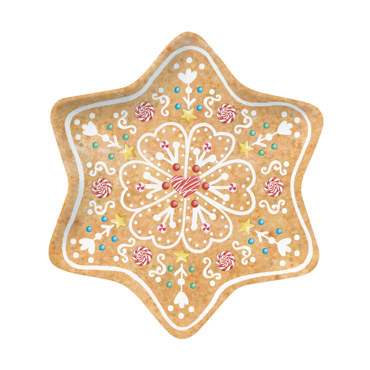 TÁNYÉR  - piros/fehér, Basics, kerámia (22,5cm)