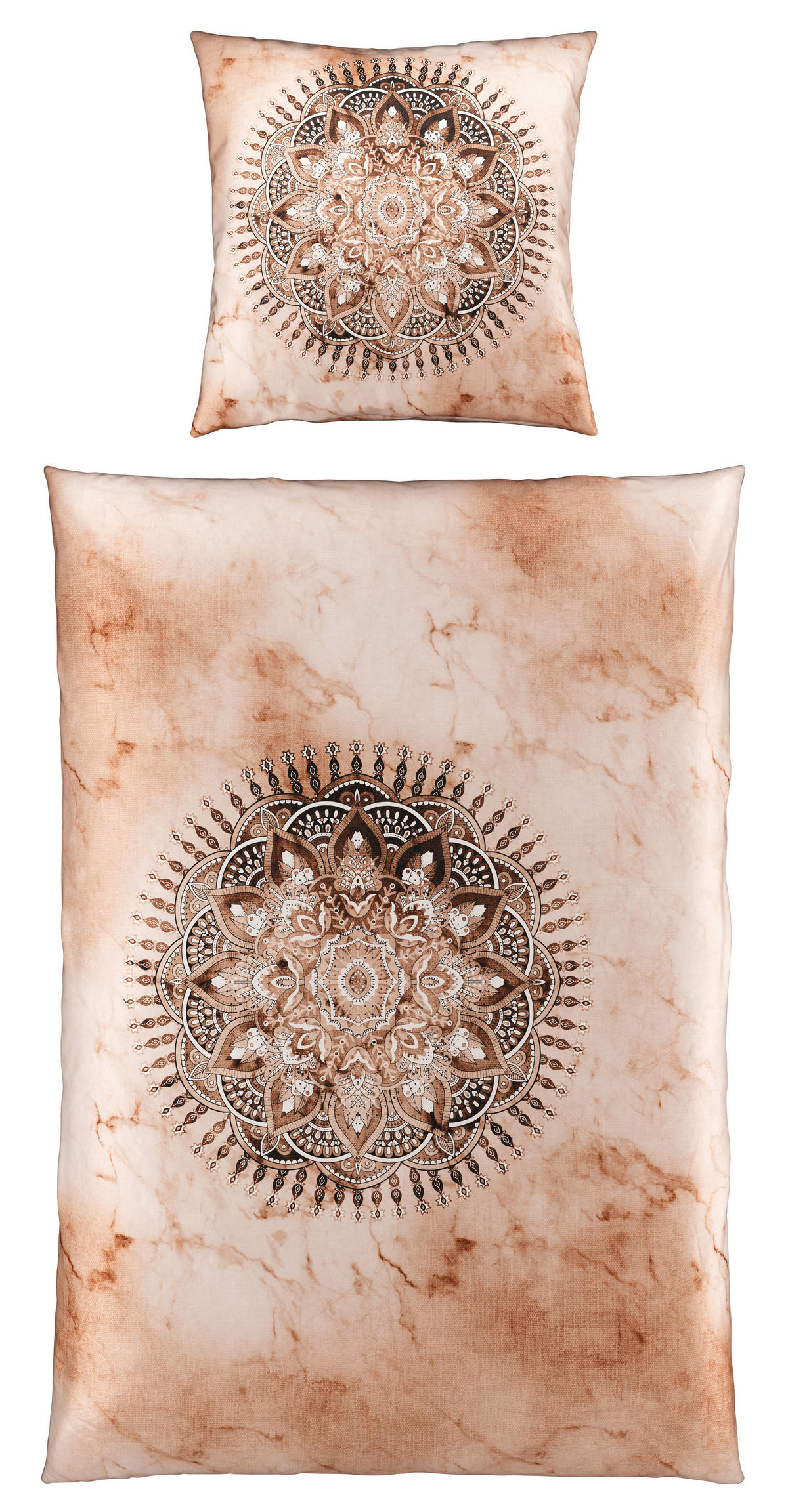 BETTWÄSCHE Satin 135/200 cm  - Sandfarben, Textil (135/200cm) - Novel