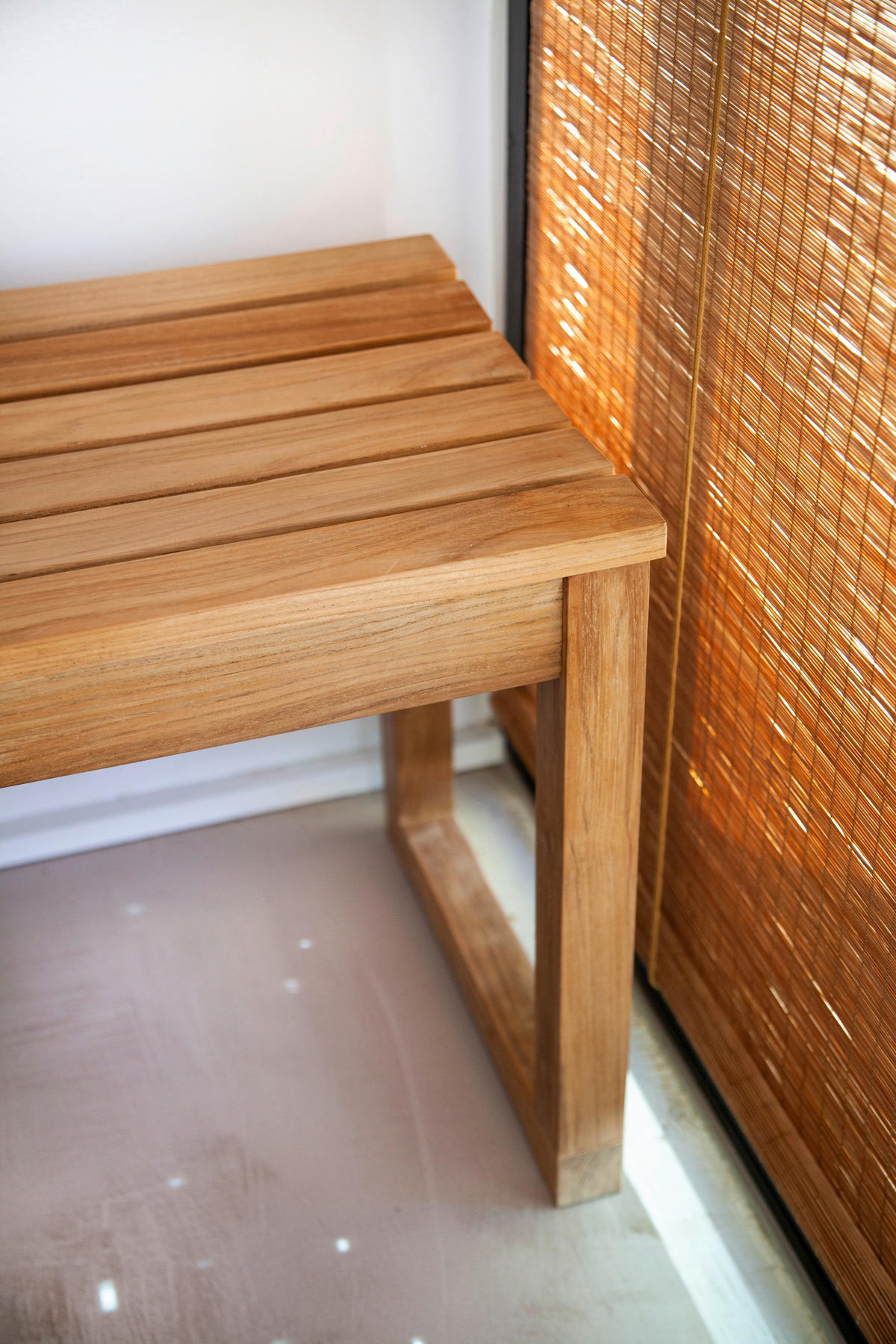 HOCKER in Holz Naturfarben  - Naturfarben, Design, Holz (55/43/40cm) - MID.YOU