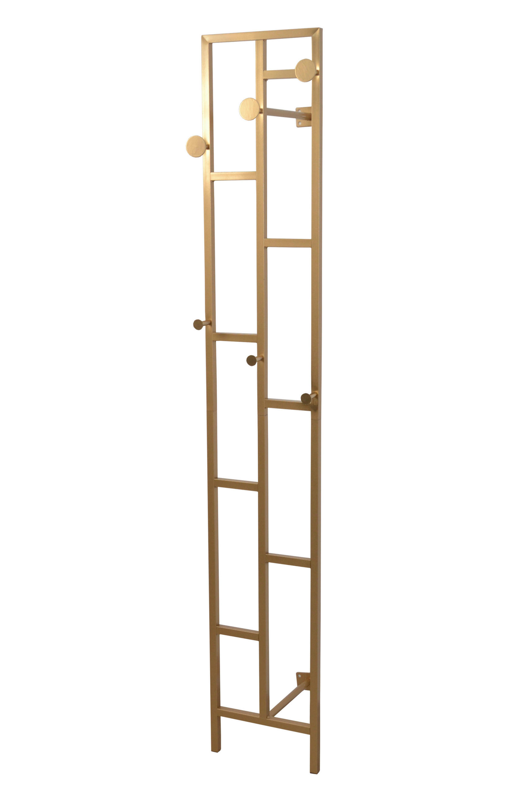 WANDGARDEROBE  in Goldfarben  - Goldfarben, Design, Metall (36/33,5/180cm) - MID.YOU