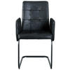ARMLEHNSTUHL  in Eisen Webstoff  - Schwarz, MODERN, Textil/Metall (52/91/59,5cm) - MID.YOU