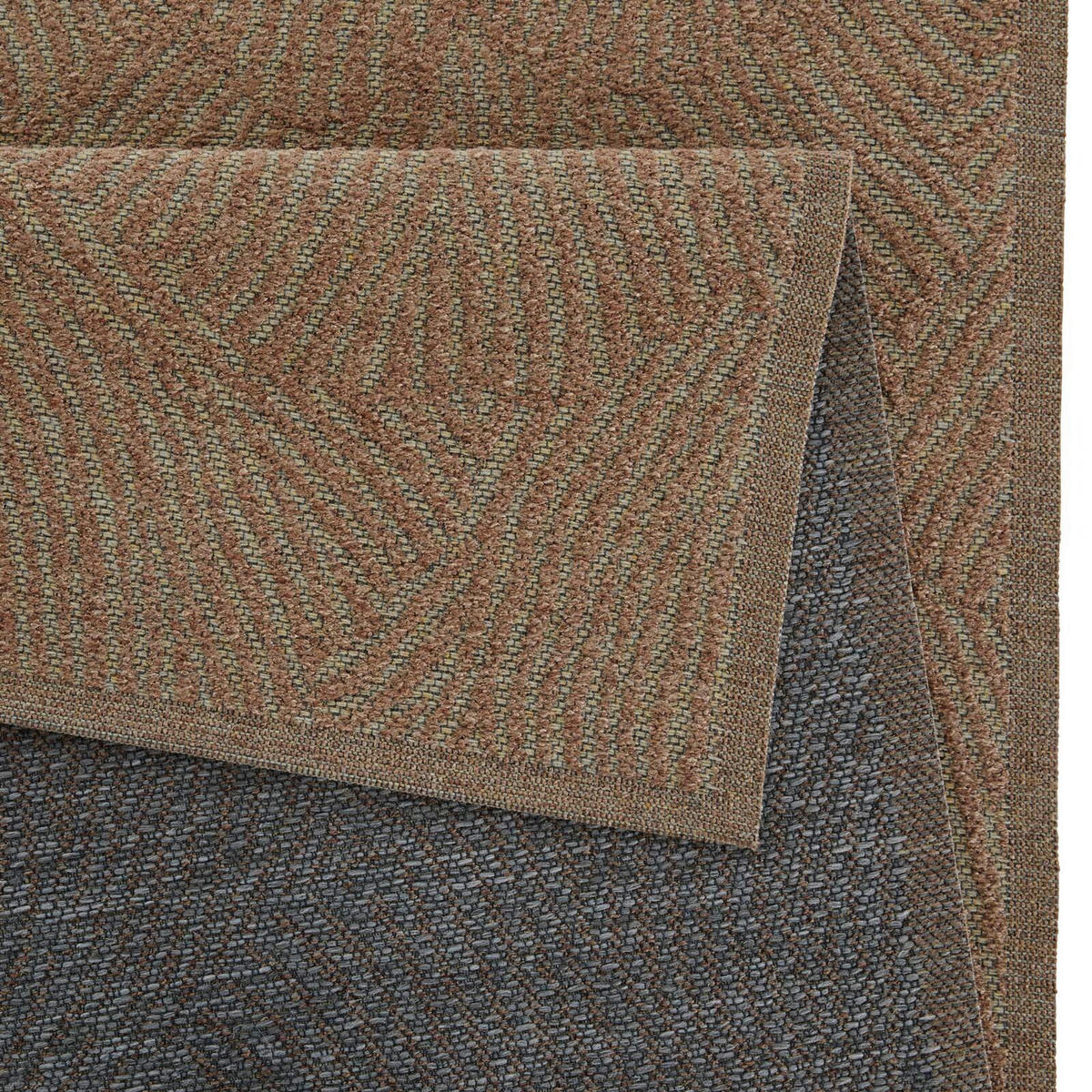 OUTDOORTEPPICH  für Terrasse und Balkon 240/330 cm Ginko Cognac  - Cognac, KONVENTIONELL, Textil (240/330cm) - Novel