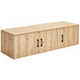 AUFSATZSCHRANK 157/43/54 cm   - Schwarz/Eiche Artisan, Basics, Holzwerkstoff/Metall (157/43/54cm) - Xora