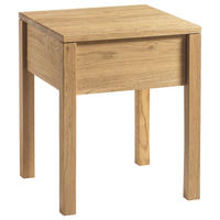 NACHTSCHRANK 43/53/43 cm Eiche massiv  - Eichefarben, Design, Holz (43/53/43cm) - Hasena