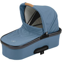 LIEGEWANNE LUX EVO  - Blaugrau/Weiß, Basics, Textil (80/62/43cm) - Naturkind