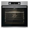 BACKOFENSET BLACK PEPPER SIX  - Edelstahlfarben, Basics, Glas/Metall (59,5/59,5/56,4cm) - Gorenje
