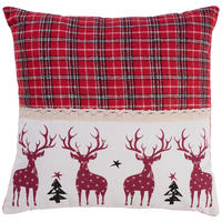 ZIERKISSEN  45/45 cm   - Rot, Basics, Textil (45/45cm) - X-Mas