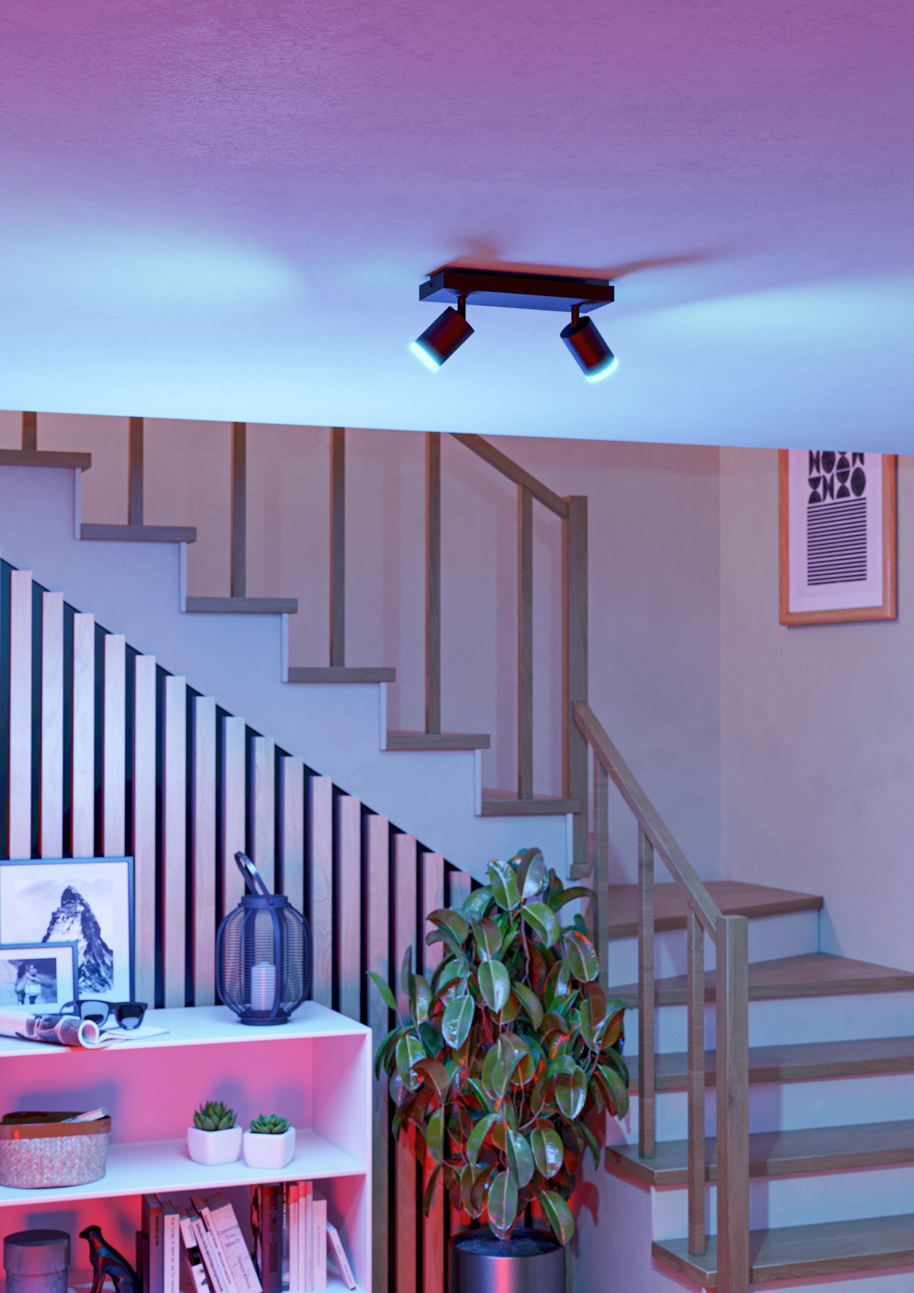 LED-DECKENSTRAHLER Melitello-Z 25.0/10.5/8.0 cm   - Schwarz, MODERN, Metall (25.0/10.5/8.0cm) - Eglo