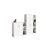 AKTENSCHRANK 257/186/33 cm  - Weiß, MODERN, Holzwerkstoff (257/186/33cm) - MID.YOU