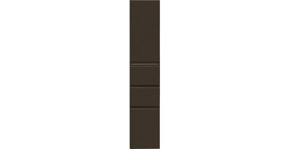 HOCHSCHRANK 35/175/37 cm - Anthrazit, Design, Holzwerkstoff (35/175/37cm) - Novel