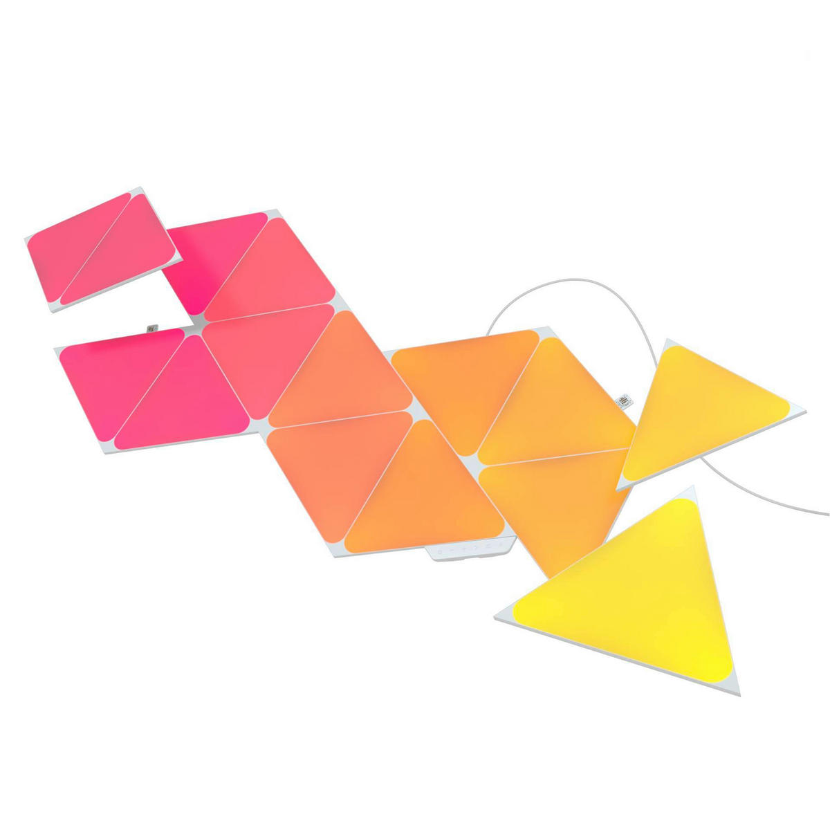 Nanoleaf Triangles 15-er Pack NANOLEAF 23/0,6/20 cm   - Weiß, Basics, Kunststoff (23/0,6/20cm)