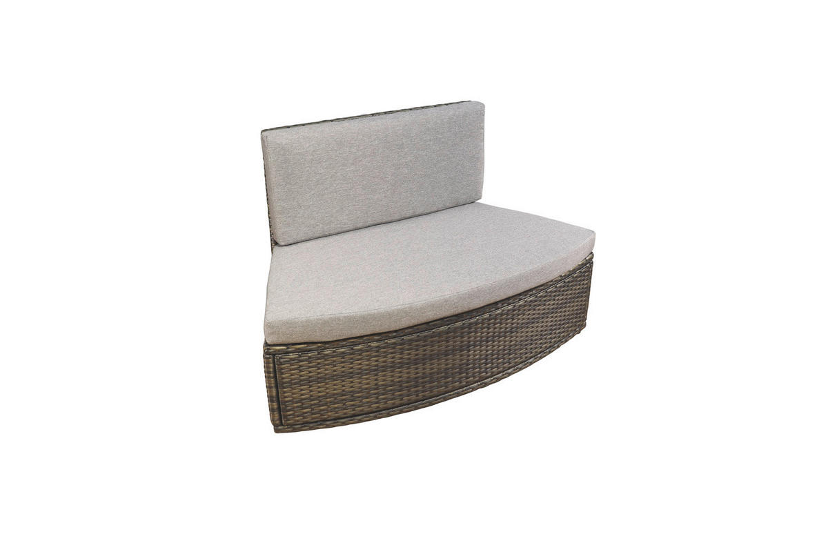 WHIRLPOOL NETSPA OCTOPUS 290/73 cm  - Schwarz, Basics, Leder/Kunststoff (290/73cm)