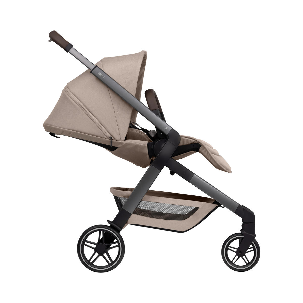 KINDERWAGEN  Hub2  Sandy Taupe  - Taupe, Basics, Textil (102/52,5/93cm) - Joolz