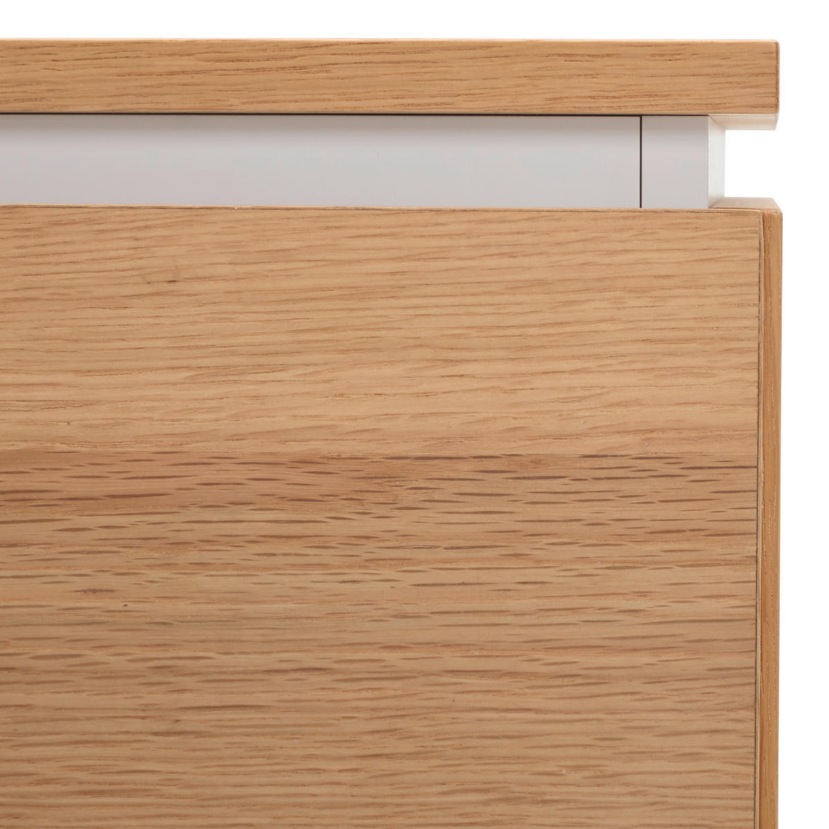 KOMMODE  in 50/118/40 cm  - Eichefarben/Weiß, KONVENTIONELL, Holz/Holzwerkstoff (50/118/40cm) - Novel