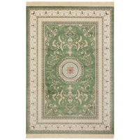 VINTAGE-TEPPICH 160/230 cm Naveh Creme, Hellgrün  - Creme/Hellgrün, Basics, Textil (160/230cm)