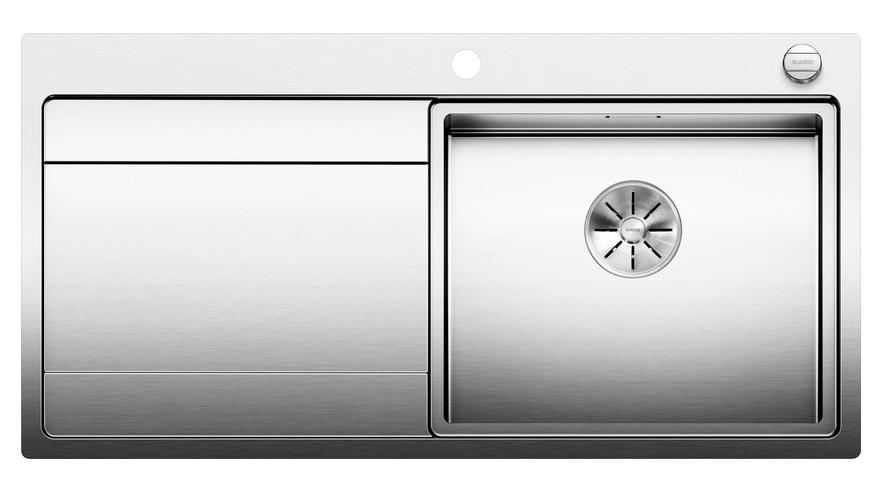 SPÜLE 521660  - Edelstahlfarben, Basics, Metall (100/19,7/51cm) - Blanco