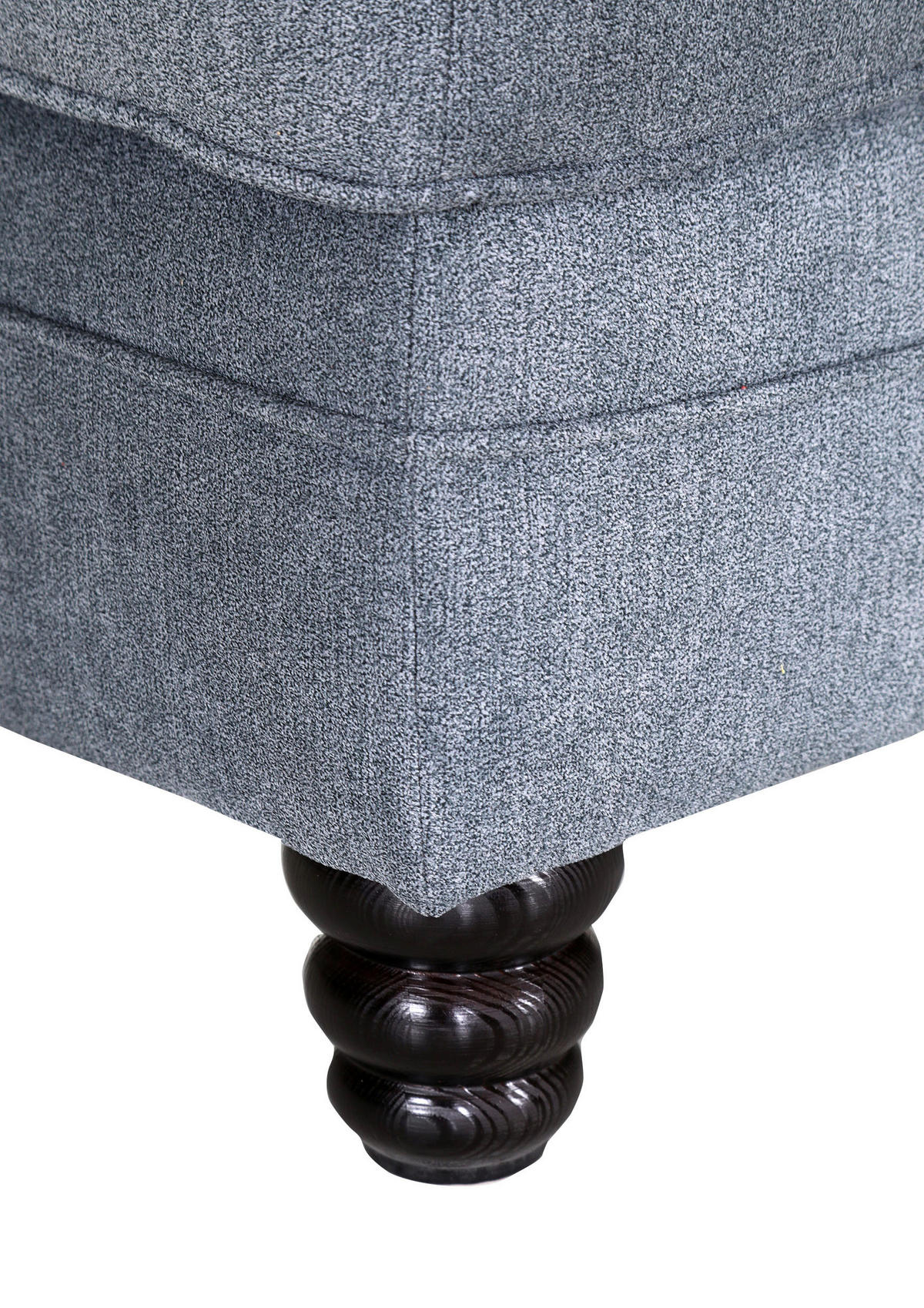 PALL i trä, textil mörkgrå  - mörkgrå/mörkbrun, Klassisk, trä/textil (125/53/65cm) - Livetastic