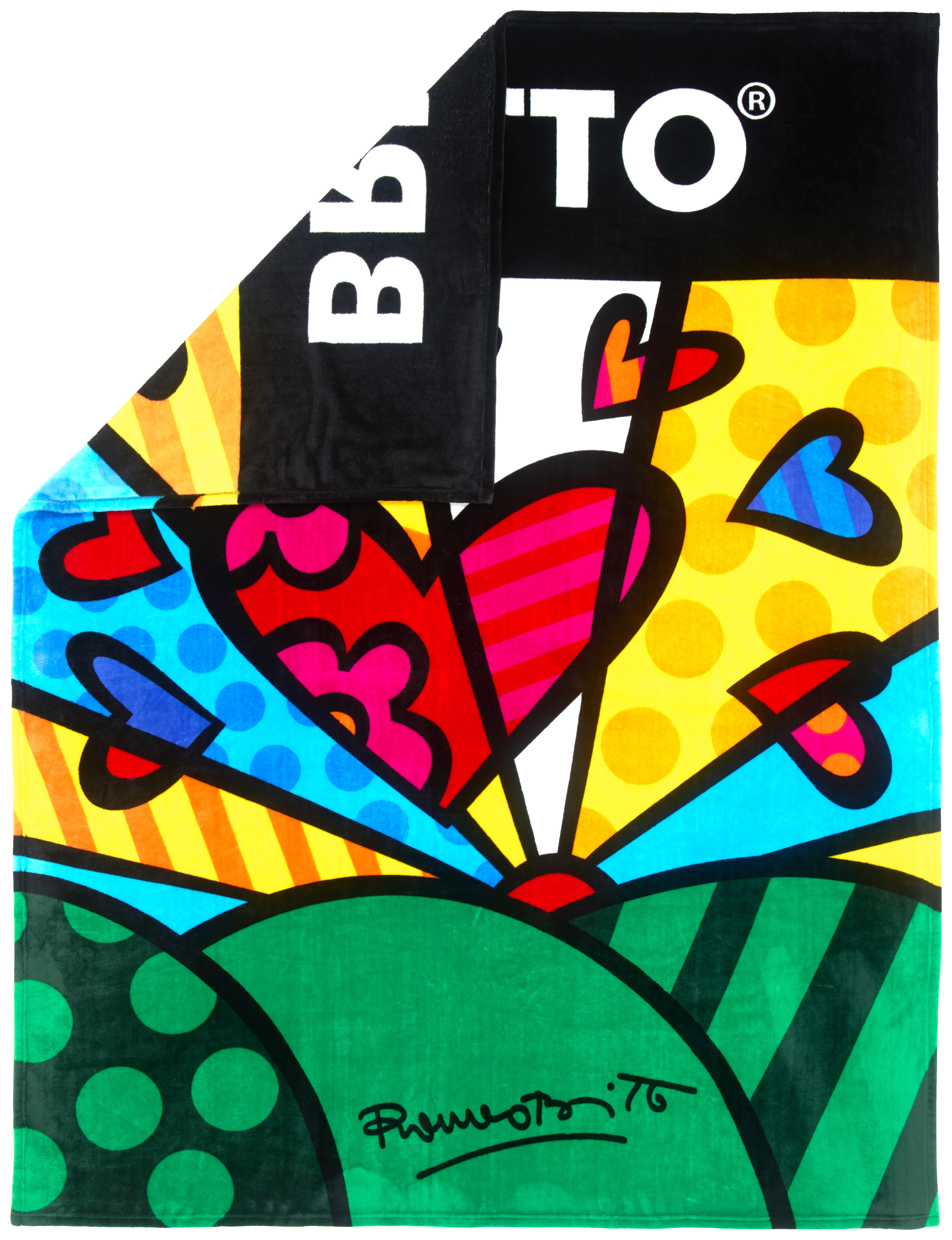 WOHNDECKE HEARTS 150/200 cm  - Multicolor, Design, Textil (150/200cm) - BRITTO