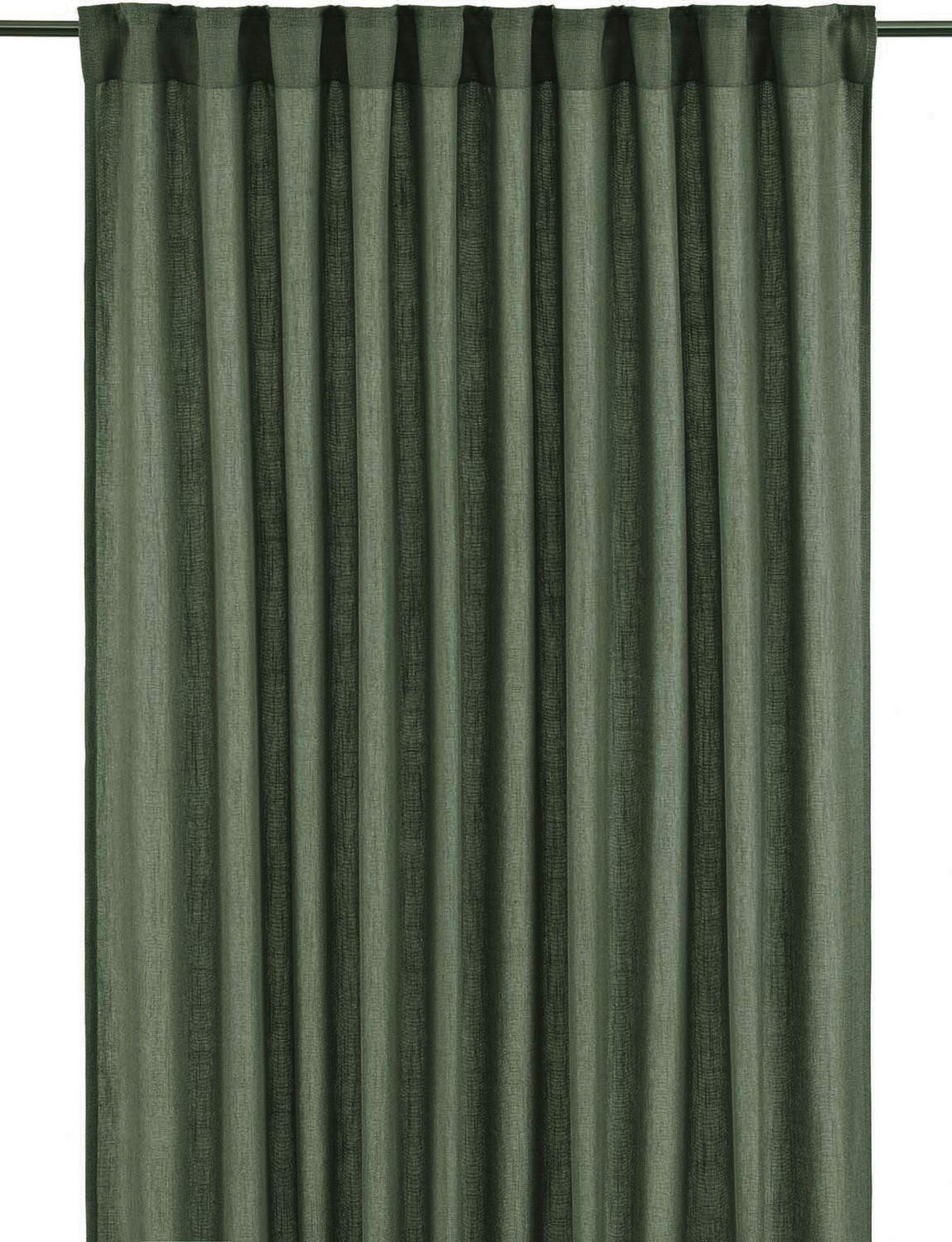 FERTIGVORHANG  blickdicht   145/260 cm 2 Stück  - Grün, Basics, Textil (145/260cm) - Svanefors