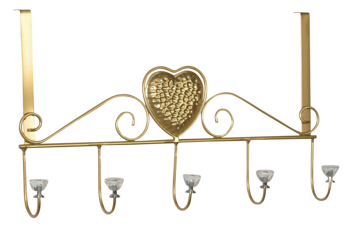 TÜRGARDEROBE  in Goldfarben  - Goldfarben, Design, Metall (6/45/26cm) - MID.YOU