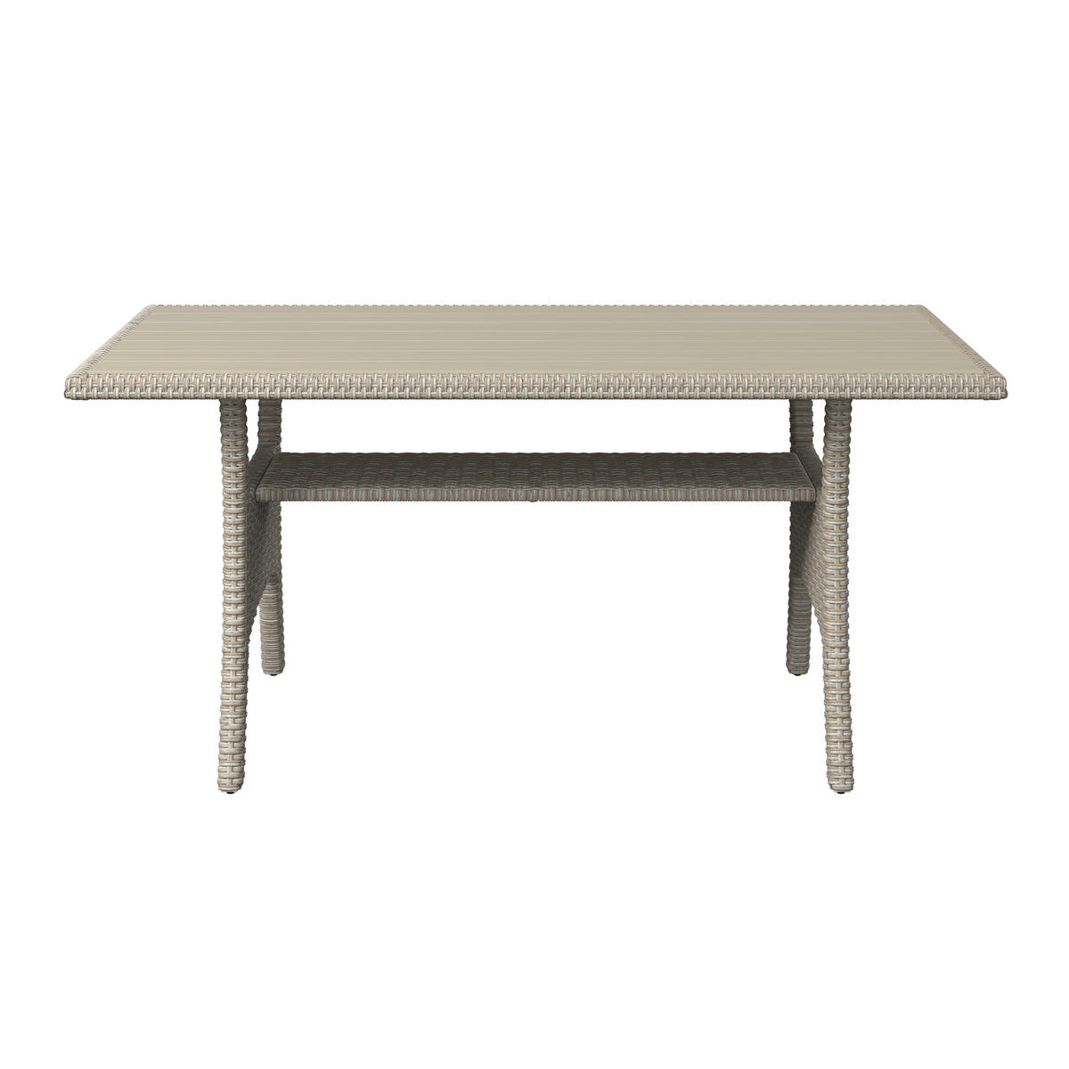 DINING-LOUNGESET  - Beige, KONVENTIONELL, Metall (235/73/66cm) - Ambia Garden