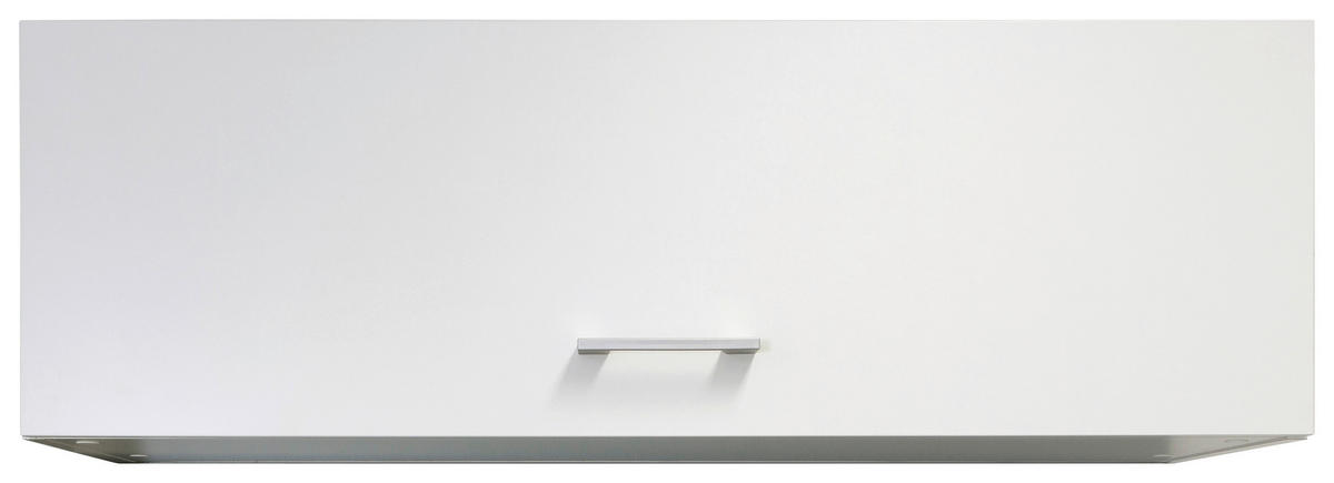 KÜCHENOBERSCHRANK 100/32/32 cm  in Weiß  - Alufarben/Weiß, KONVENTIONELL, Holzwerkstoff/Kunststoff (100/32/32cm) - FlexWell