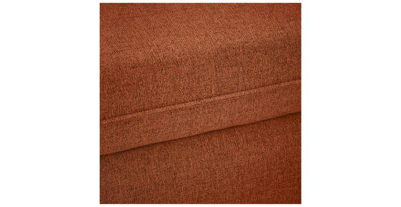ECKSOFA Rostfarben Flachgewebe - Rostfarben/Schwarz, MODERN, Kunststoff/Textil (182/237cm) - Carryhome