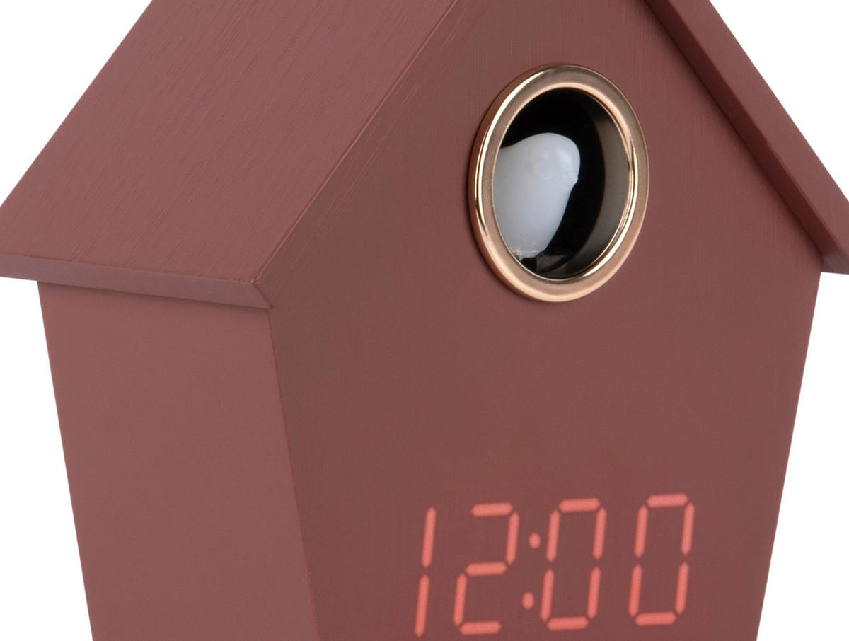 WECKER Terracotta 13/15/7 cm  - Terracotta, Basics, Holzwerkstoff (13/15/7cm) - Karlsson